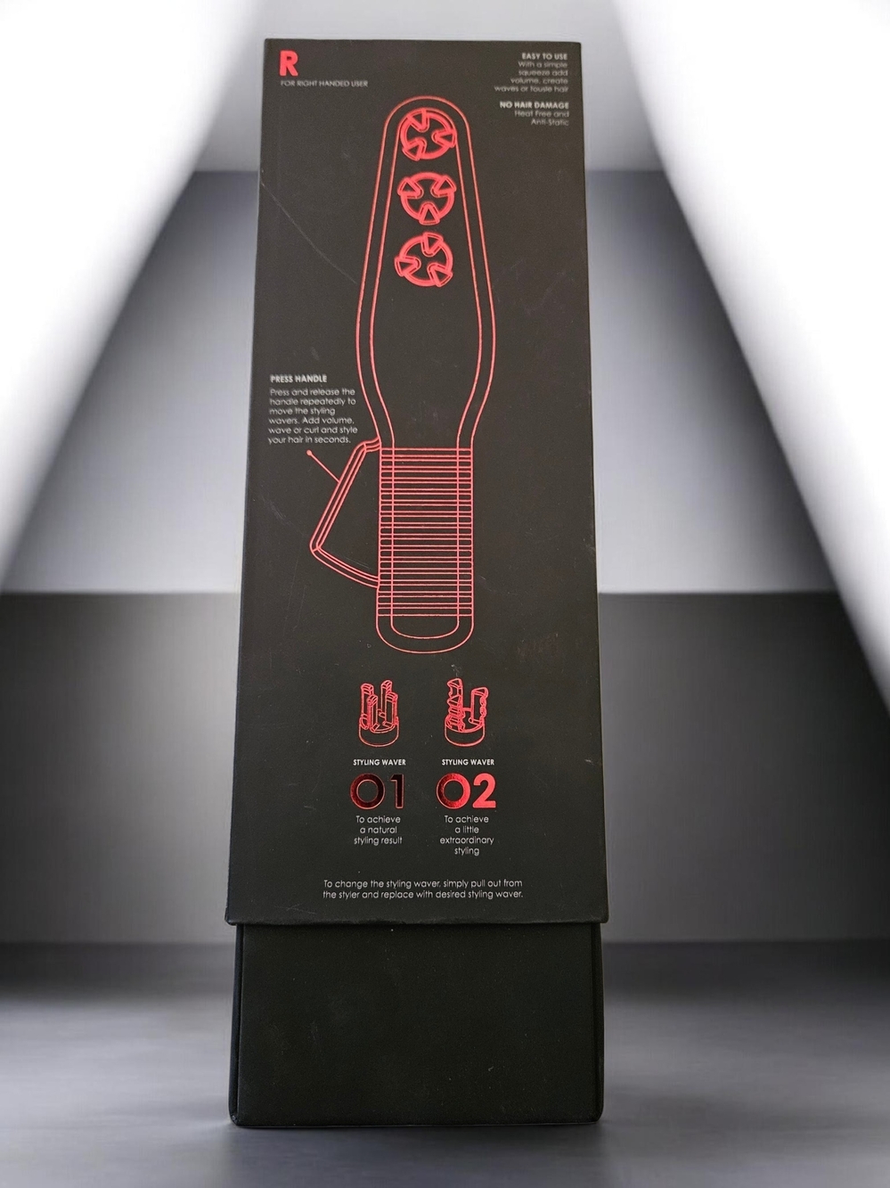 Black Electronic Styling Tool - Hair Waver